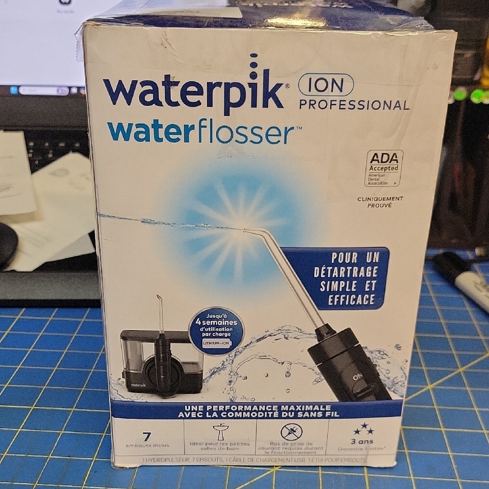 Waterpik Ion Professional Water Flosser New Box